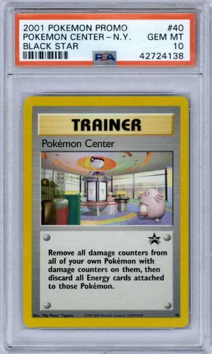 Pokemon Promo Pokemon Center N.Y Black Star Promo PSA 10 #40