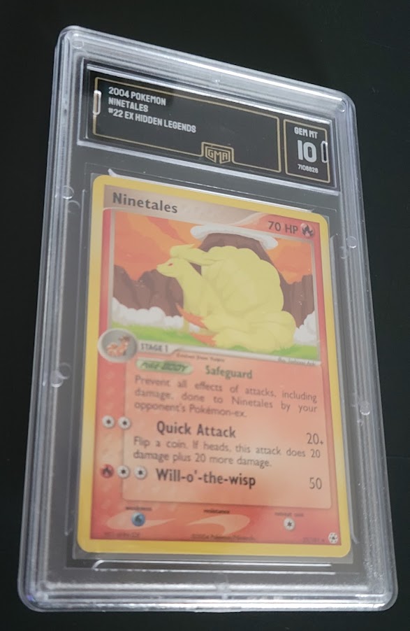 2004 Pokemon ex Hidden Legends Ninetales GMA 10 22/101