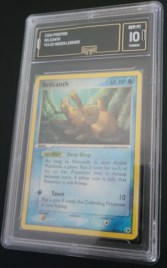 2004 Pokemon Hidden Legends Relicanth GMA 10 24/101