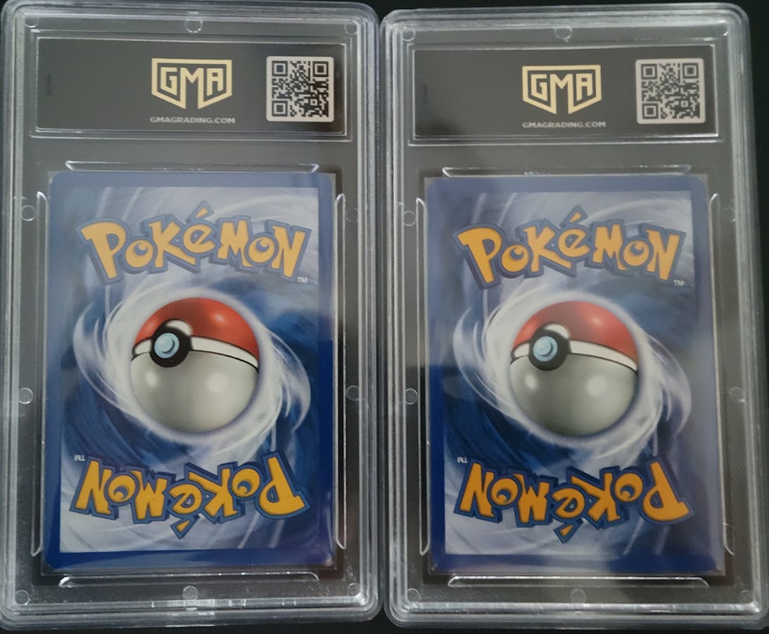 2000 Pokemon Sabrina's Haunter & Gastly #97 #55 1st Edition Gym Challenge GMA 8.5 Bundle