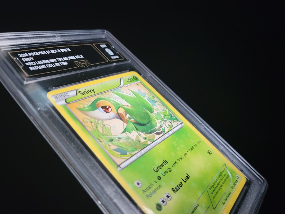 2013 Pokemon: SNIVY RC1/RC25 Legendary Treasures Radiant Collection MINT GMA 9